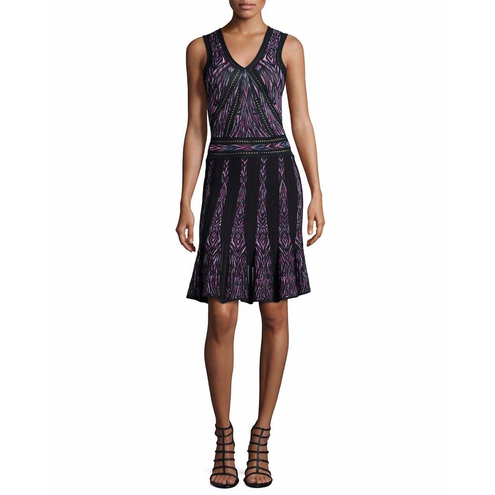 Ronny Kobo McKenzie Space-Dye Pleated Dress